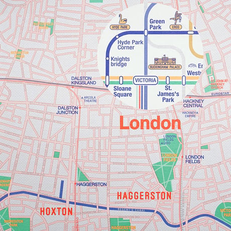 LONDON (navy) | City map