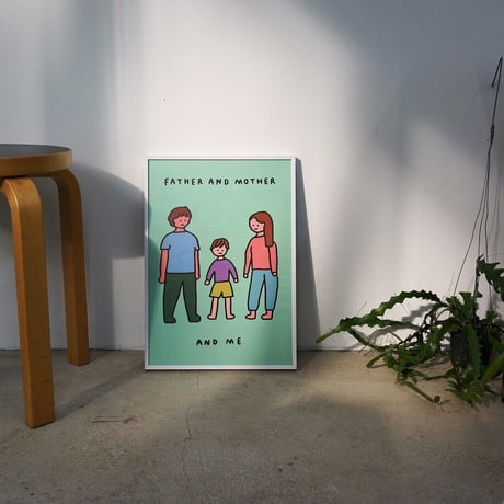 FAMILY 3 | A3 poster（受注生産商品）