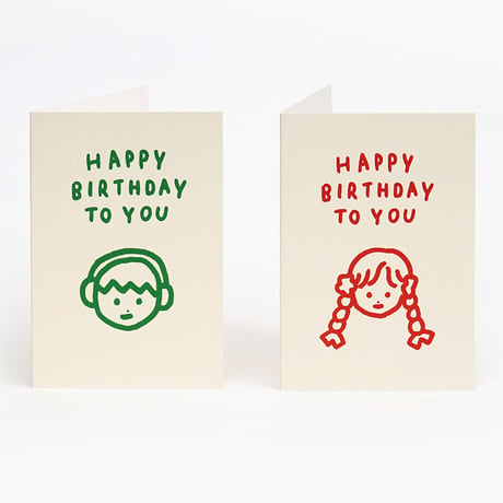 BOY BIRTHDAY | Pressed card