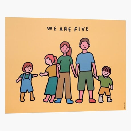 FAMILY OF FIVE | A3 poster（受注生産商品）