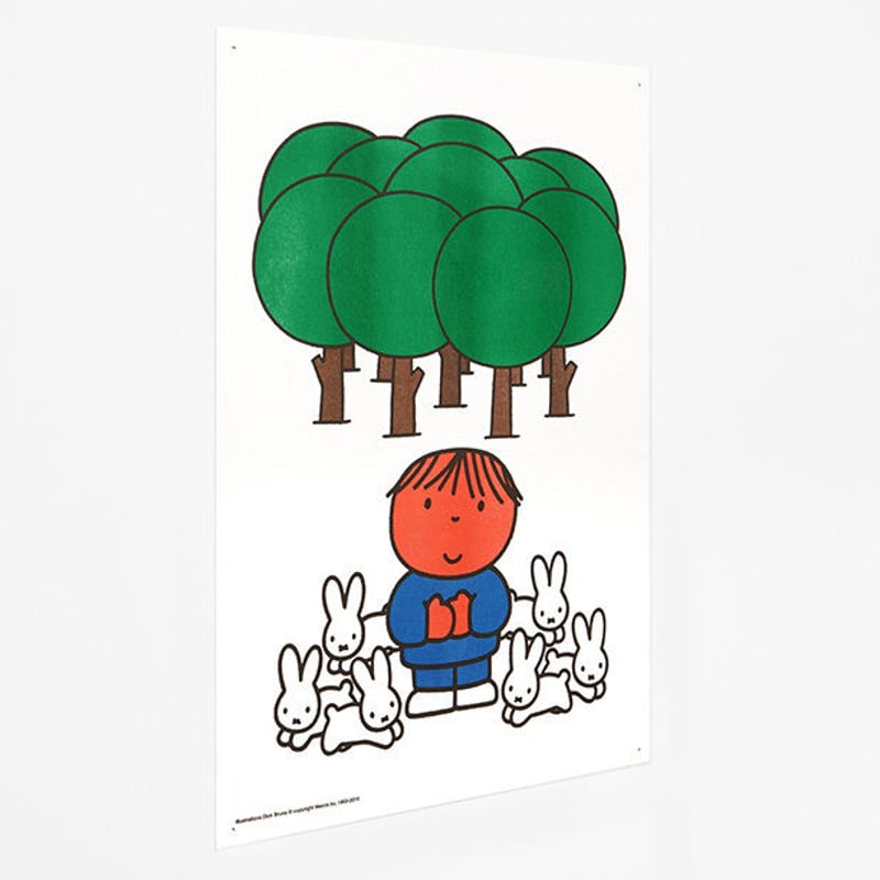 FOREST | Miffy A3 RISO poster | ZERO PER ZERO_JP