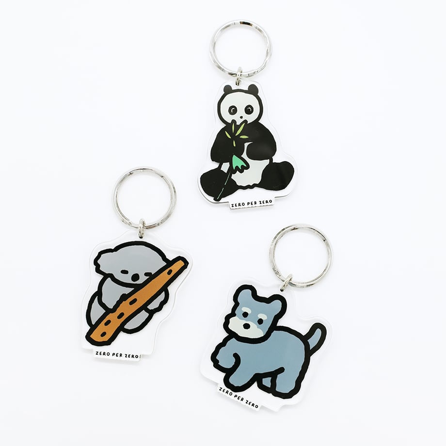 PANDA 2 [S] | Stand Up Keyring | ZERO PER ZERO_JP