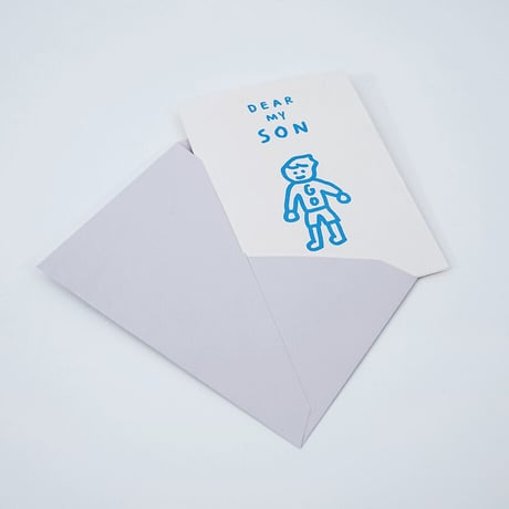 DEAR MY SON | Pressed card