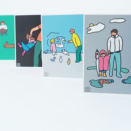 FATHER & DAUGHTER2 | Postcard set