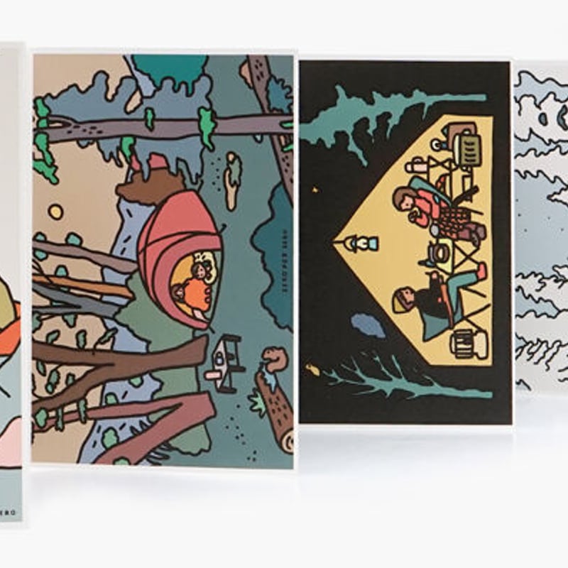 CAMPING | Postcard set | ZERO PER ZERO_JP