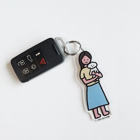 WOMAN 4 [L] | Stand Up Keyring