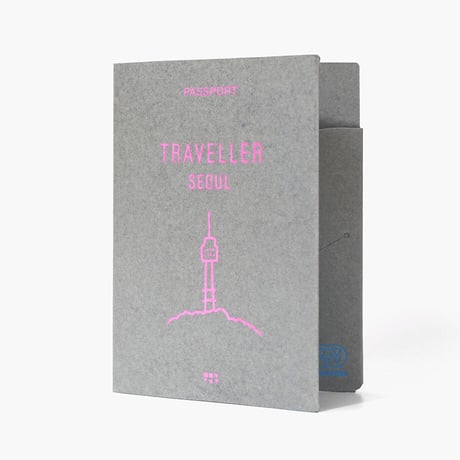 WALK WALK SEOUL gray | Passport cover