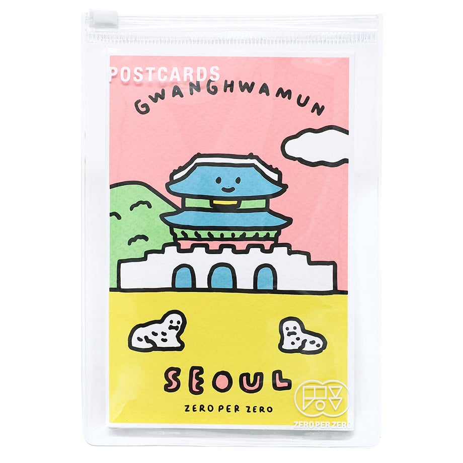 SEOUL BEST | Silkscreen postcard set | ZERO PER