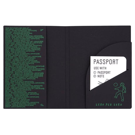 WALKWALK BOY black | Passport cover