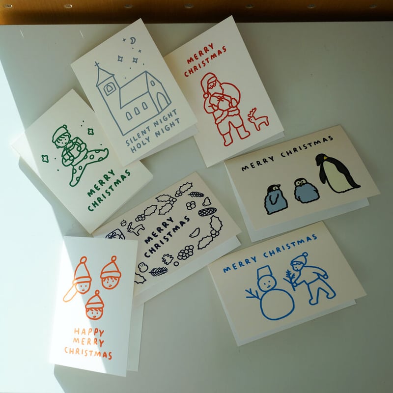 SNOWMAN | Christmas pressed card | ZERO PER ZER