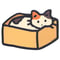 CAT 2 (BOX) | Mouse pad (DIE-CUT)