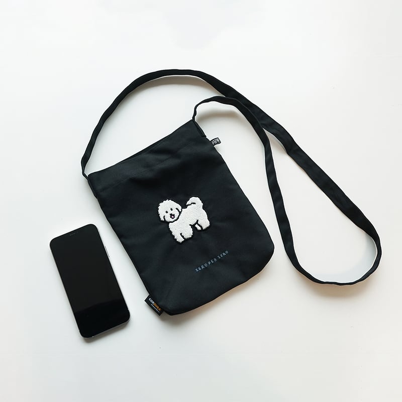 わんこバッグ WHITE PUPPY | Walk Walk Crossbag | ZERO PER ZER