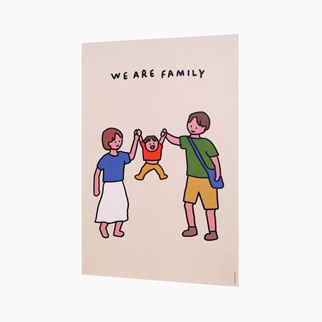 FAMILY JUMP | A3 poster（受注生産商品）