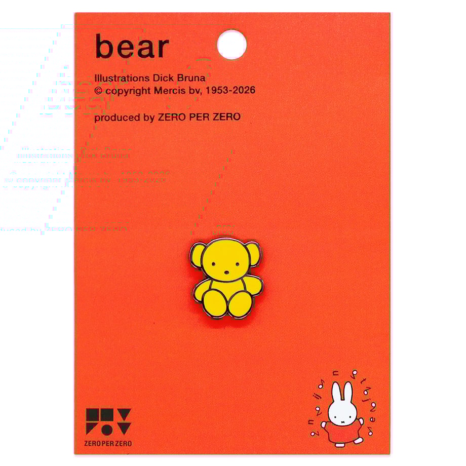 BEAR | Miffy Pin | ZERO PER ZERO_JP