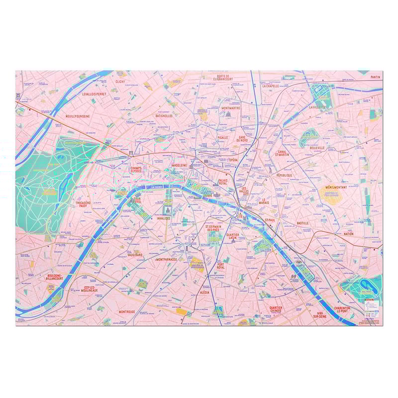 PARIS | Railway poster | ZERO PER ZERO_JP