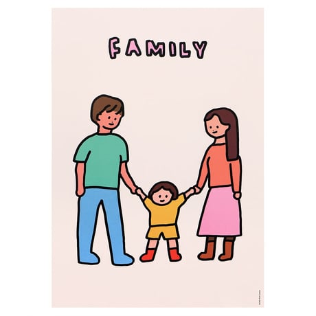 FAMILY 4 | A3 poster（受注生産商品）