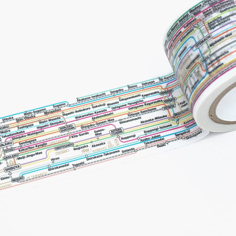 TOKYO SUBWAY MAP | Masking tape
