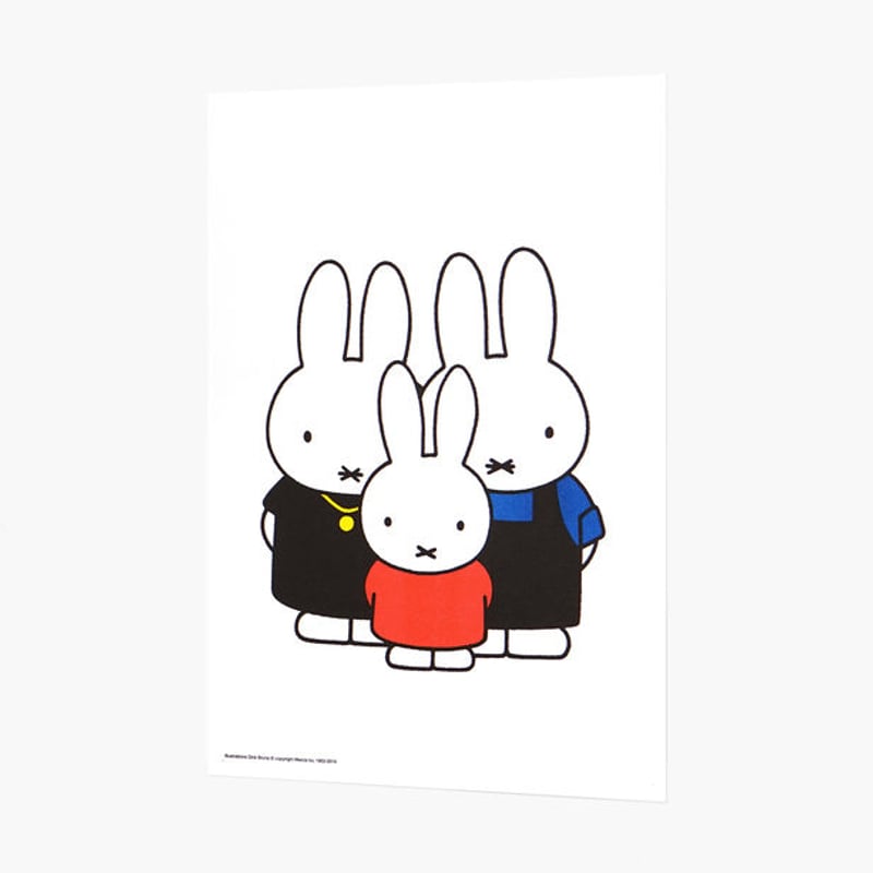miffy ポスター 2枚セット FAMILY | Miffy A3 RISO poster | ZERO PER ZERO_JP