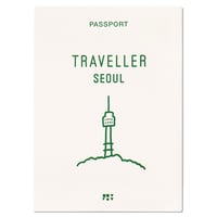 WALK WALK SEOUL ivory | Passport cover