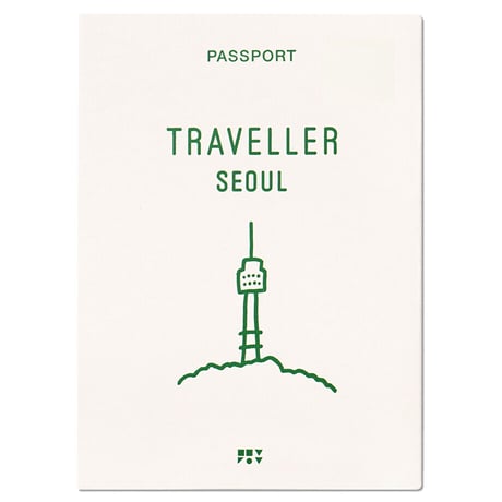 WALK WALK SEOUL Ivory | Passport cover