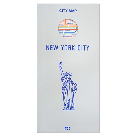NYC (pink) | City map
