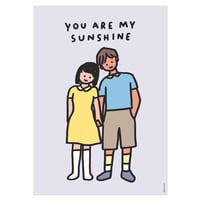 COUPLE (SUNSHINE) | A3 poster