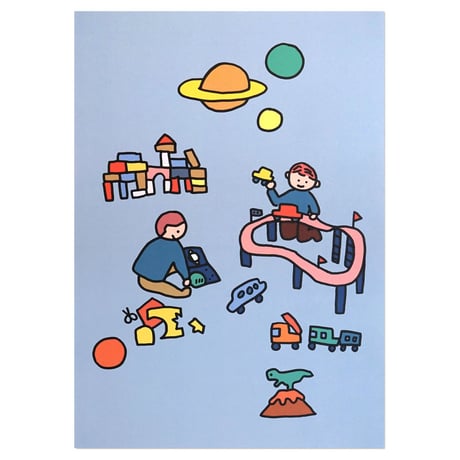 TOY BLOCK | A3 poster