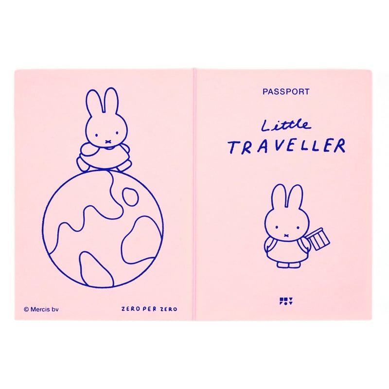 MIFFY pink | Miffy Passport cover 2 | ZERO PER ...