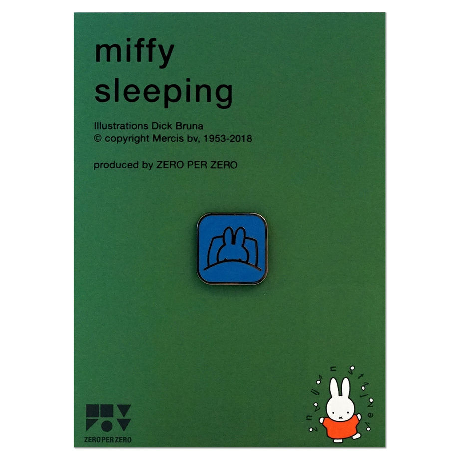 MIFFY SLEEPING | Miffy Pin | ZERO PER ZERO_JP
