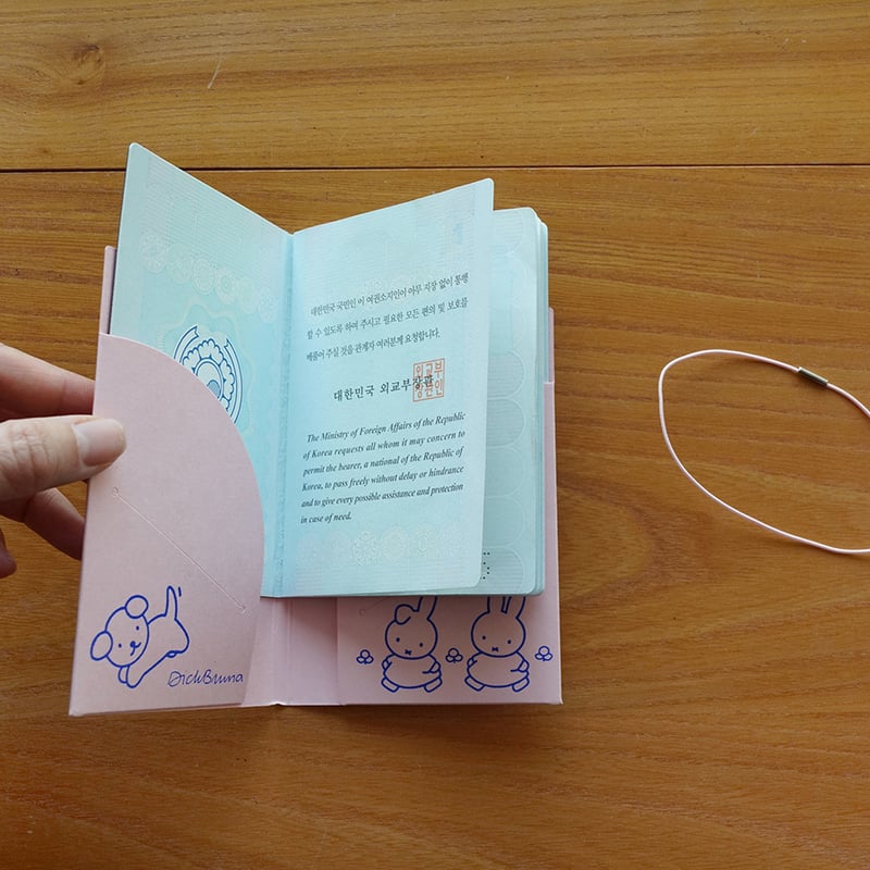 MIFFY pink | Miffy Passport cover 2 | ZERO PER