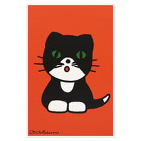 CAT | Miffy Silkscreen postcard