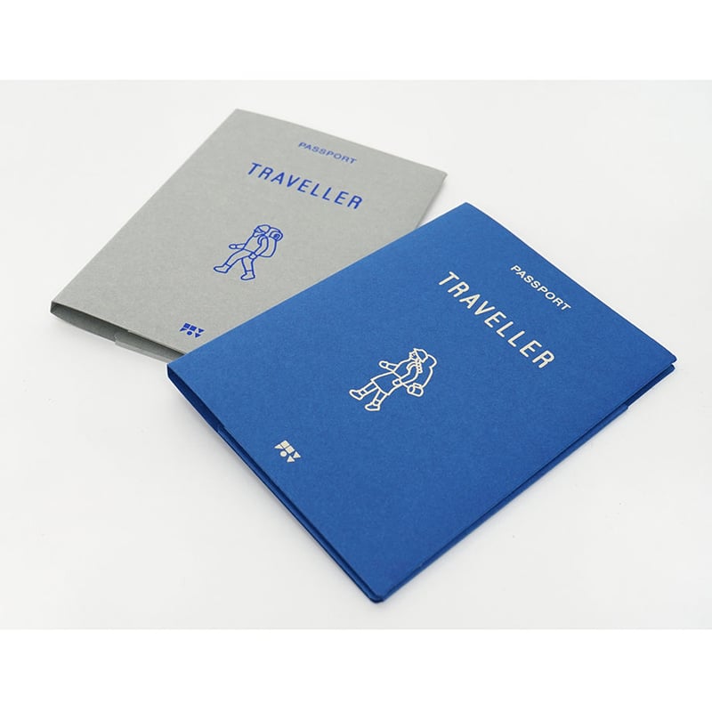 TRAVELLER gray | Passport cover | ZERO PER ZERO_JP