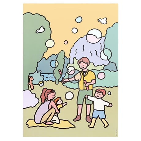 SOAP BUBBLES | A3 poster（受注生産商品）