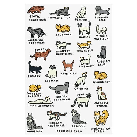 CATEGORY SILKSCREEN POSTCARD | ZERO PER ZERO_JP