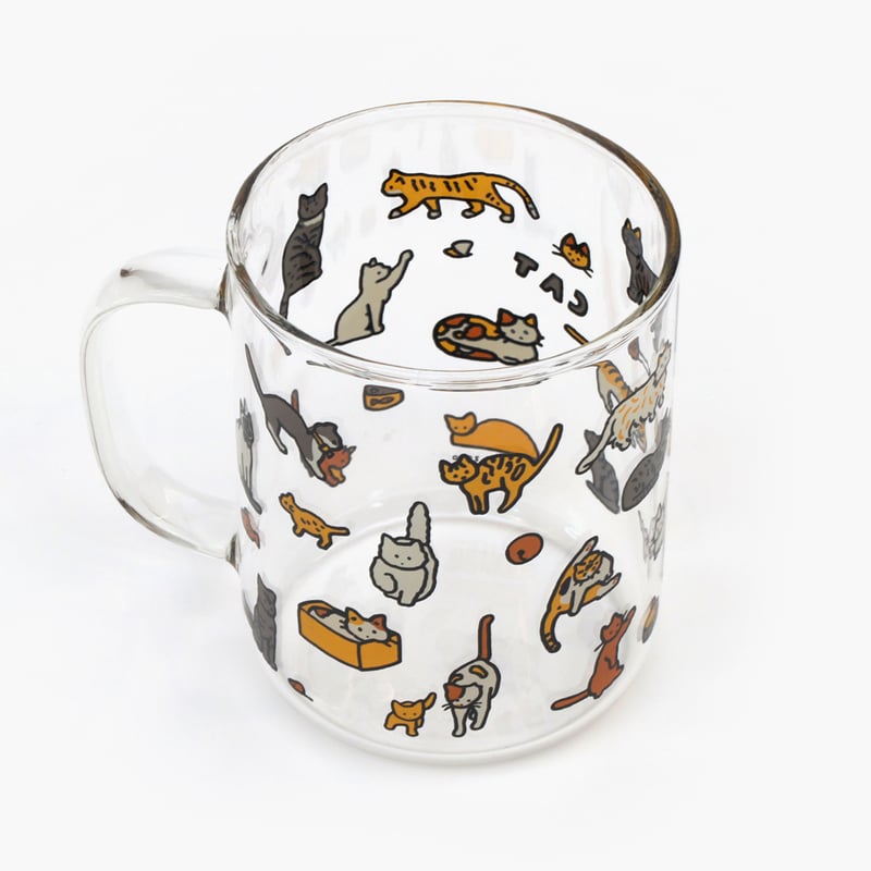 CAT DICTIONARY L | Glass cup | ZERO PER ZERO_JP