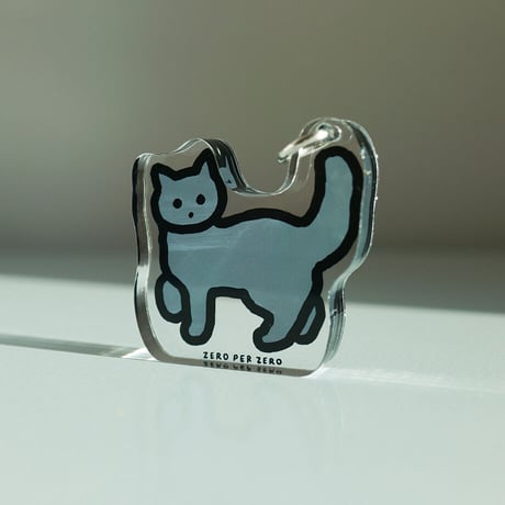 CAT 3 (GRAY) | Objet Keyring