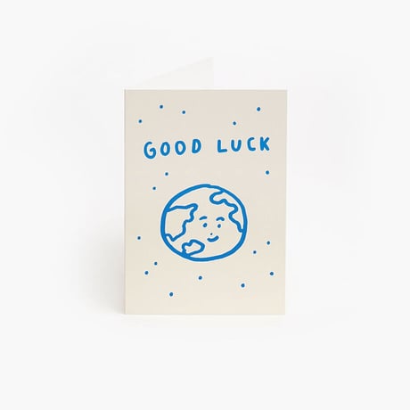 GOOD LUCK | Pressed card