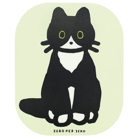CAT (tuxedo) | Mouse pad (DIE-CUT)