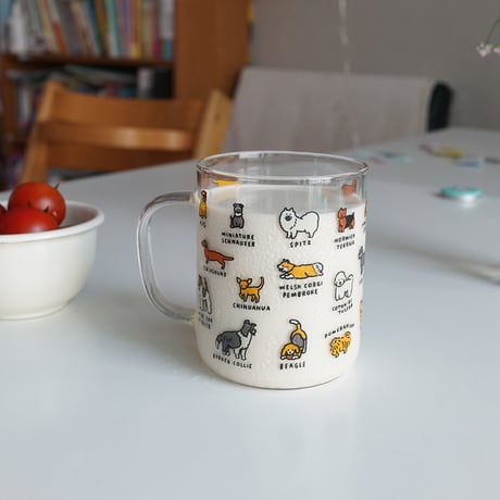 DOG DICTIONARY L | Glass cup
