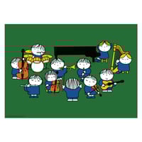 HEDGEHOG | Miffy Silkscreen postcard | ZERO PER