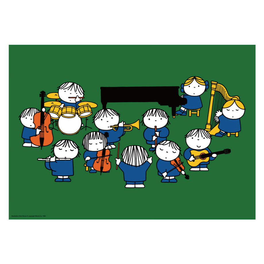 ORCHESTRA | Miffy A2 poster | ZERO PER ZERO_JP ORCHESTRA | Miffy A2 poster | ZERO PER ZERO_JP