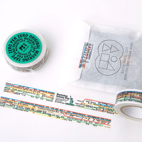 NYC SUBWAY MAP (Manhattan) | Masking tape