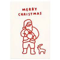 SANTA CLAUS | Christmas pressed card