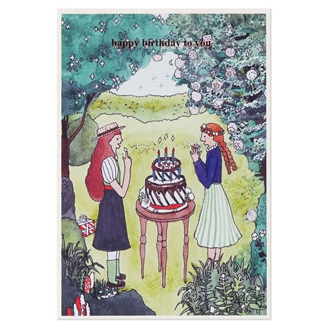 GIRLS | Cake card