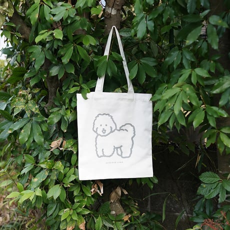 DOG white | Eco bag