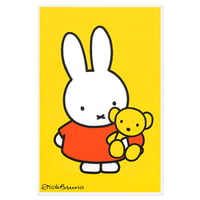 MIFFY & TEDDY | Miffy Silkscreen postcard