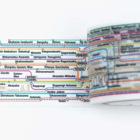TOKYO SUBWAY MAP | Masking tape