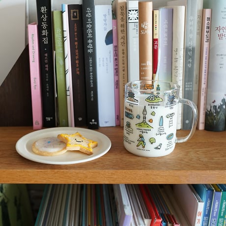 SEOUL DICTIONARY L | Glass cup