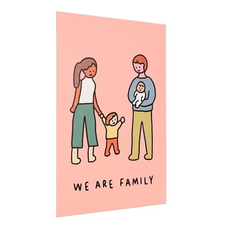 FAMILY OF FOUR 1 | A3 poster（受注生産商品）