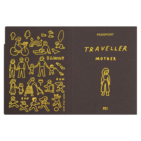 MOTHER brown | Passport cover